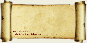 Jesenka Seočanac vizit kartica